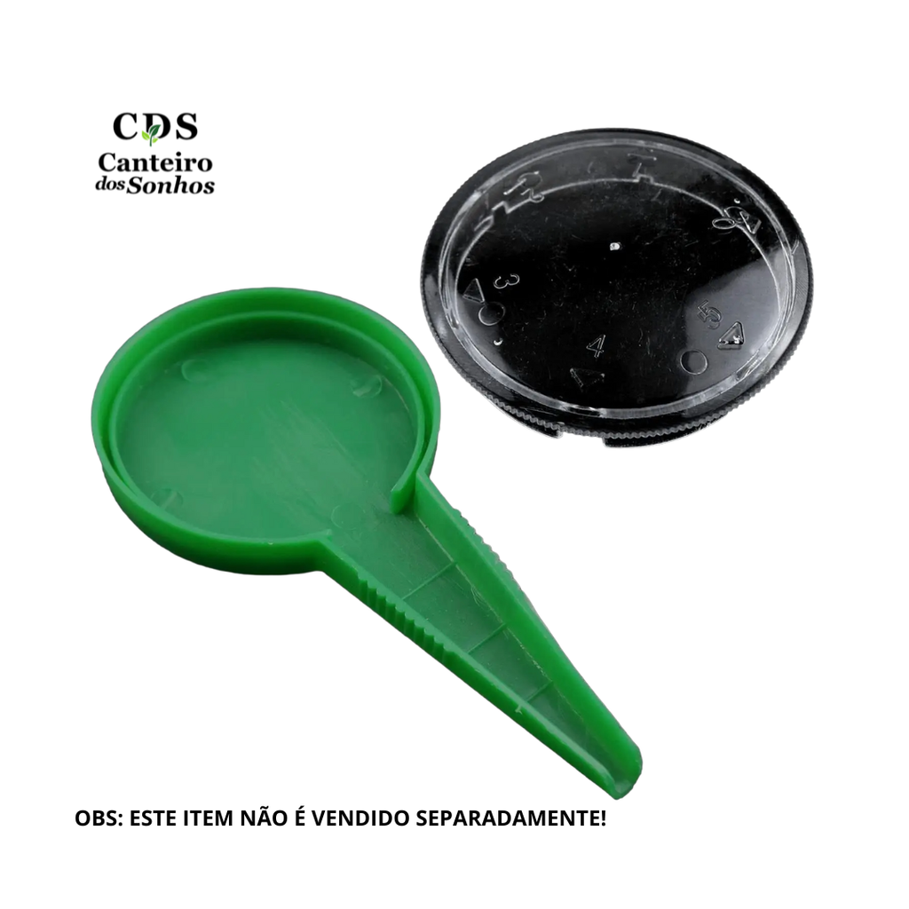 Furador de Solo Manual para Plantação de Sementes